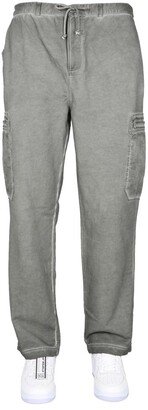 Drawstring Cargo Sweatpants-AA