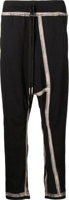 Panelled Drawstring-Waist Track Pants