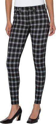 Madonna Skinny (Black/White With Glen Plaid) Women's Casual Pants