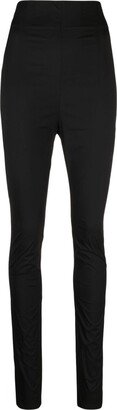 High-Waisted Skinny Trousers-AA