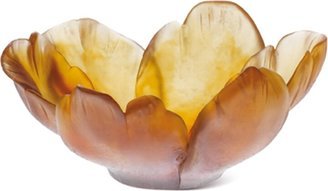 Small Amber Tulip Bowl