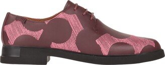 Lace-up Shoes Burgundy-AG