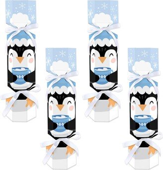 Big Dot Of Happiness Winter Penguins - No Snap Holiday or Christmas Party - Diy Cracker Boxes - 12 Ct