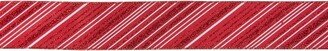 Northlight Red and White Striped Christmas Wired Craft Ribbon 2.5