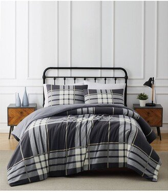 Milo Plaid Flannel Comforter Set