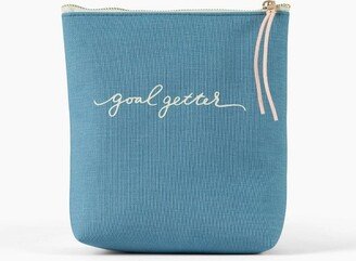 Garven Chambray Pouch 'Goal Getter' Printed