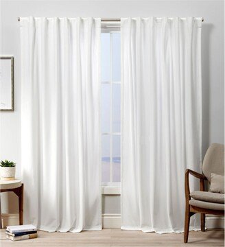 Curtains Velvet Heavyweight Hidden Tab Top Curtain Panel Pair, 52