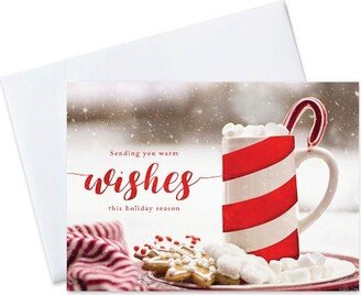 CEO Cards Holiday Foil Printed Greeting Cards Box Set of 25 Cards & 26 Envelopes - H1707