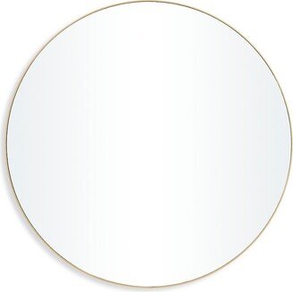 Primrose Valley Round Wooden-Frame Wall Mirror