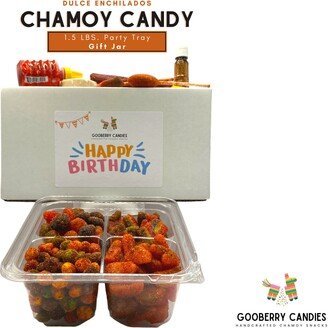 Birthday Gift Box 1.5 Pounds Dulce Enchilados Chili Chamoy Candy