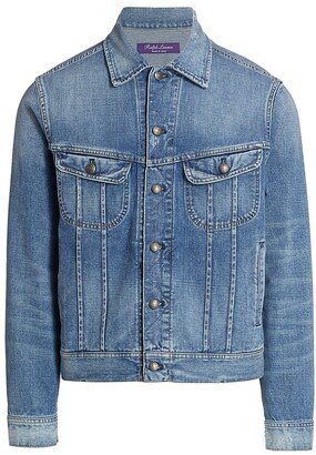 Slim-Fit Denim Trucker Jacket