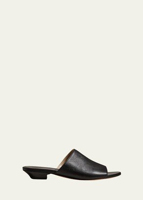 Marion Leather Slide Sandals