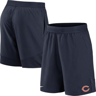 Men's Navy Chicago Bears Stretch Woven Shorts