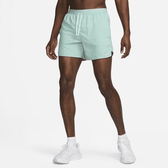 Men's Stride Dri-FIT 5 Brief-Lined Running Shorts in Green-AB