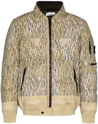 Rain Camo puffer jacket