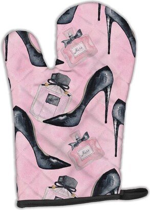 Fashion Diva Shoes and Perfume Oven Mitt