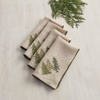 Set of 4 Evergreen Napkins