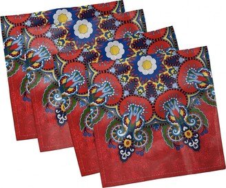 Africa Motif Set of 4 Napkins, 12