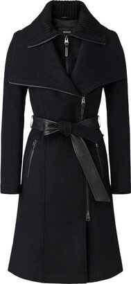 Nori 2-in-1 Double Face Wool Coat With Sash