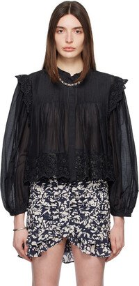 Black Mikia Blouse