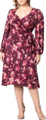 Women's Plus Size Socialite Sweetheart Wrap Dress