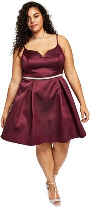 Trendy Plus Size V-Neck A-Line Dress