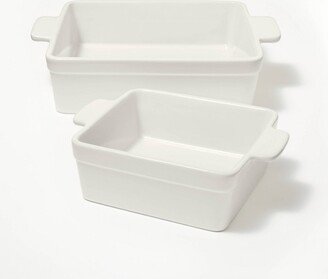 2pc Stoneware Square Baking Dish Set - Figmint™