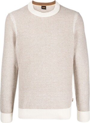 Crew-Neck Knitted Jumper