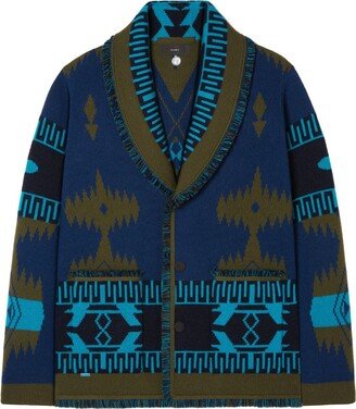 Icon Jacquard cashmere cardigan