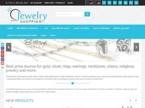 Jewelryshopping.com Promo Codes & Coupons