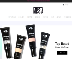 MISS A Promo Codes & Coupons