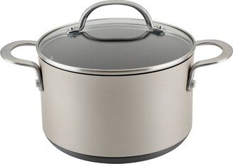 Achieve 4qt Hard Anodized Nonstick Saucepot with Lid