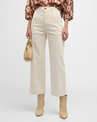 The Painter Straight Crop Pants