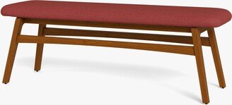 Scandinavian Dining Bench Heather Berry