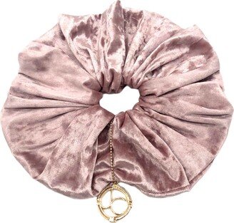 Julia Clancey Oh Halo Shimmy Velour Scrunchy