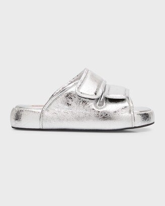 Cro Metallic Dual-Grip Slide Sandals