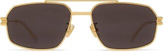 Bv1128s Gold Sunglasses