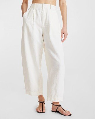 Bari Cropped Wide-Leg Pants