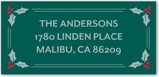 Address Labels: Modern Evergreen Address Label, Green, Address Label, Matte