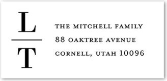 Address Labels: Adorned Accent Address Label, White, Address Label, Matte