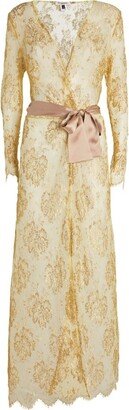 L'Age D'Or Long Lace Robe