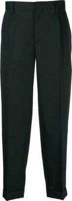 Tapered Cropped Trousers-AG