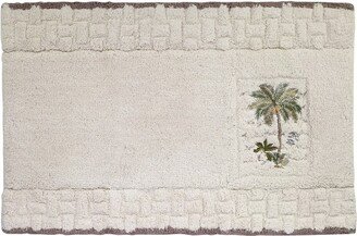 Colony Palm Rug - Ivory Beige