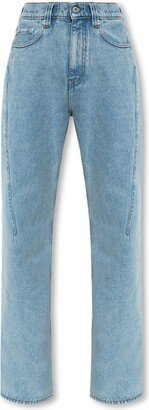 Straight Leg Jeans-BL