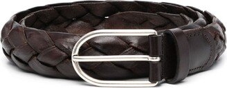 Woven Leather Belt-AE