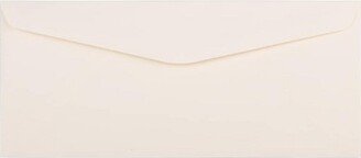 JAM Paper & Envelope JAM Paper #10 Business Strathmore Envelopes 4.125 x 9.5 Natural White Linen 191170H