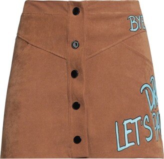 SHOP ★ ART Mini Skirt Camel