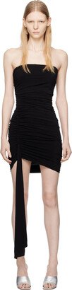 Black Strapless Minidress