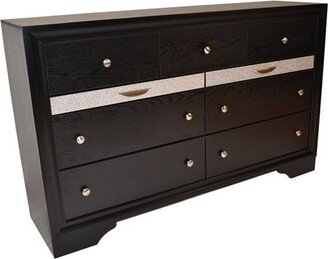 Galaxy Home Furnishing Matrix Traditional Style 7-Drawer Dresser Made with Wood