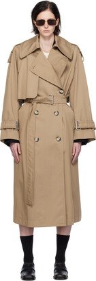 Tan Orlaya Trench Coat